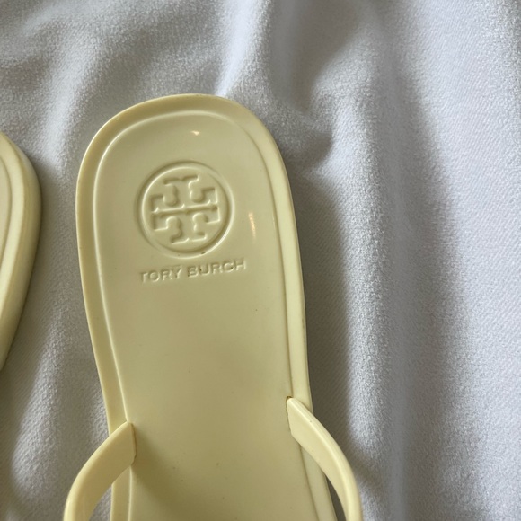 Tory Burch Mini Miller Sandal Size 6 ivory gold - Picture 4 of 4